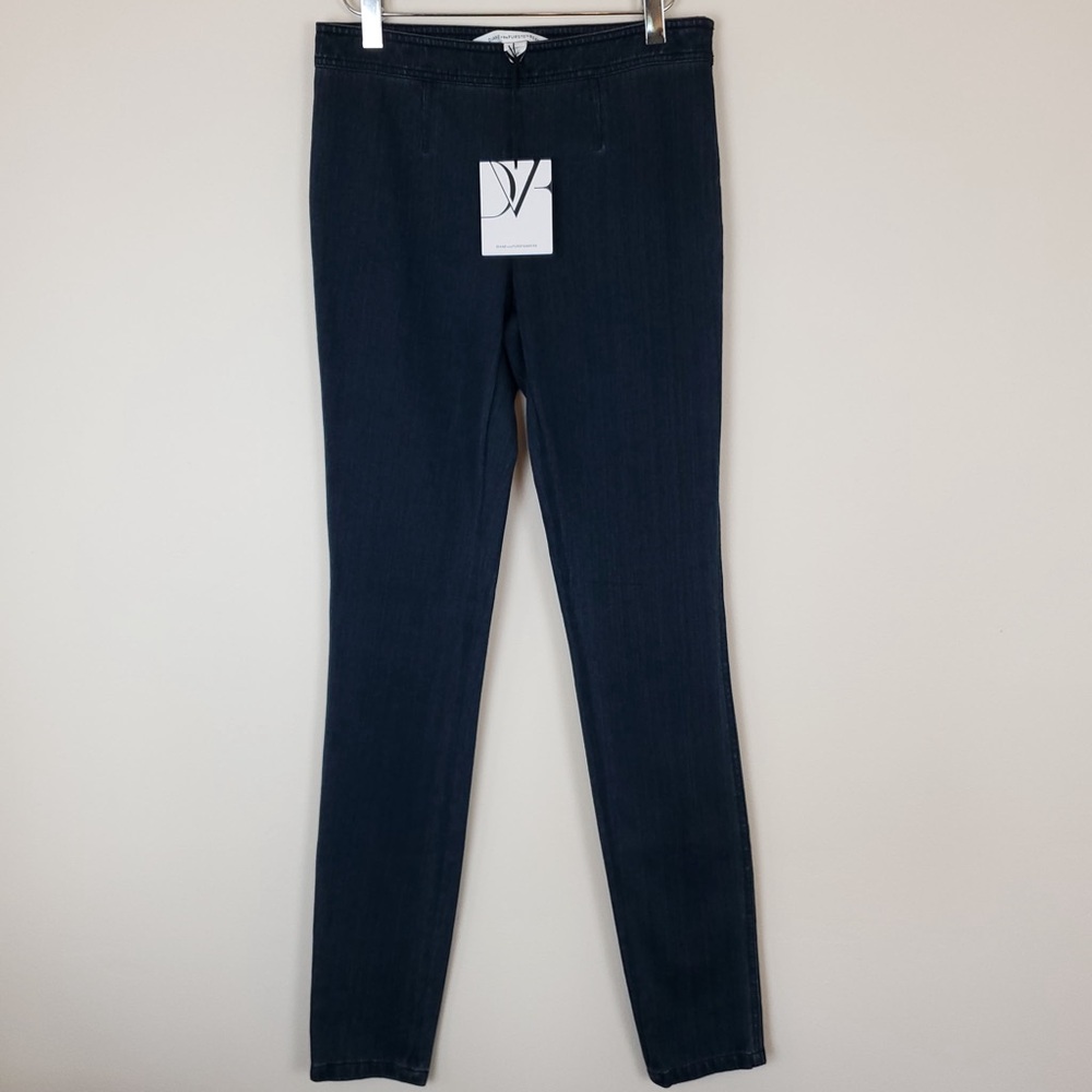 Diane von Furstenberg Clove Stretch Skinny Pants NWT